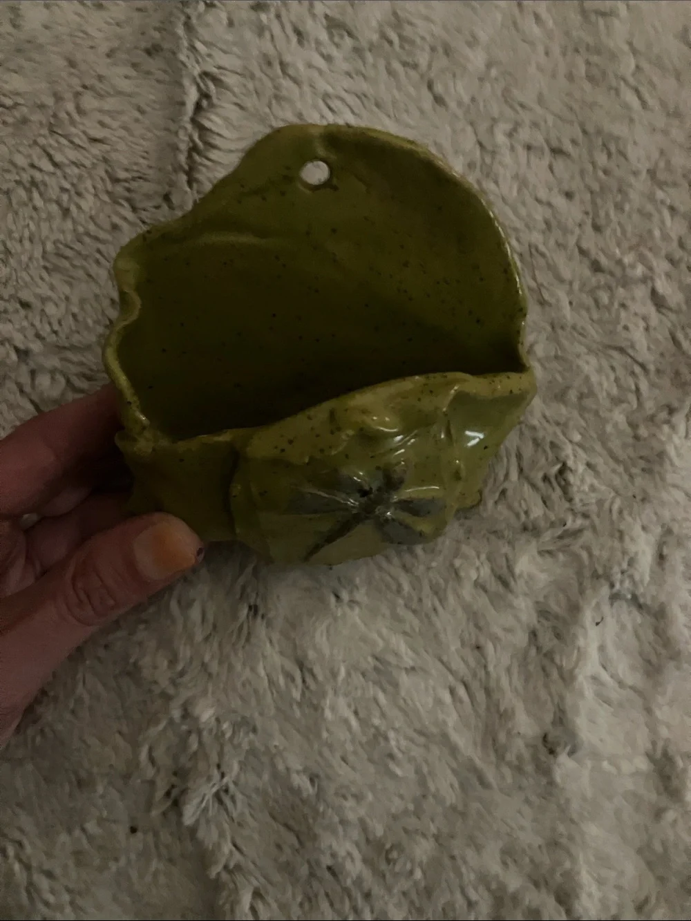 Olive Green Reptile Hideaway Ornament for Terrariums